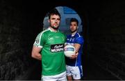 4 December 2017; Daryl Flynn of Moorefield, left, and Paul Sharry of St Loman's ahead of the AIB Leinster GAA Senior Club Football Championship Final on Sunday December 10th. For exclusive content and behind the scenes action throughout the AIB GAA & Camogie Club Championships follow AIB GAA on Facebook, Twitter, Instagram and Snapchat. Croke Park, Dublin. Photo by Brendan Moran/Sportsfile