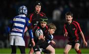 24 November 2017; Action from the game between Arklow RFC and Athy RFC during the Bank of Ireland Half-Time Minis at the Guinness PRO14 Round 9 match between Leinster and Dragons at the RDS Arena in Dublin. Photo by Eóin Noonan/Sportsfile