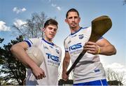 1 December 2017; Waterford footballer Conor Murray, left, with Waterford hurler Maurice Shanahan in attendance at the Waterford GAA new sponsorship launch at TQS Integration Systems in Lismore, Waterford. Photo by Matt Browne/Sportsfile