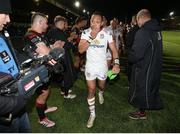 1 December 2017; Christian Lealiifano of Ulster following the Guinness PRO14 Round 10 match between Dragons and Ulster at Rodney Parade in Newport, Wales. Photo by Chris Fairweather/Sportsfile