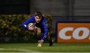 2 December 2017; Garry Ringrose of Leinster scores his side's third try during the Guinness PRO14 Round 10 match between Benetton and Leinster at the Stadio Comunale di Monigo in Treviso, Italy. Photo by Ramsey Cardy/Sportsfile