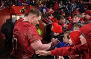2 December 2017; Chris Cloete of Munster signs autographs for supporters after the Guinness PRO14 Round 10 match between Munster and Ospreys at Irish Independent Park in Cork. Photo by Diarmuid Greene/Sportsfile