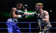 2 December 2017; Niall O'Connor, right, in action against Manuel Prieto during their bout at the National Stadium in Dublin. Photo by David Fitzgerald/Sportsfile