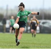 2 December 2017; Lauren McAllister of Aghada during the All-Ireland Ladies Football Junior Club Championship Final match between Aghada and Corduff at Crettyard in Co Laois. Photo by Matt Browne/Sportsfile