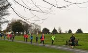 3 December 2017; Participants taking park in the parkrun Ireland event in Deerpark, Mount Merrion, Dublin. parkrun Ireland in partnership with Vhi, expanded their range of junior events to thirteen with the introduction of the Deerpark junior parkrun on Sunday, December 3rd. Junior parkruns are 2km long and cater for 4 to 14 year olds, free of charge providing a fun and safe environment for children to enjoy exercise. To register for a parkrun near you visit www.parkrun.ie. Photo by Brendan Moran/Sportsfile