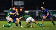 2 December 2017; Jordan Larmour of Leinster is tackled by Alessandro Zanni of Benetton during the Guinness PRO14 Round 10 match between Benetton and Leinster at the Stadio Comunale di Monigo in Treviso, Italy. Photo by Ramsey Cardy/Sportsfile
