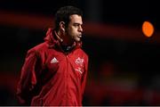 2 December 2017; Munster head coach Johann van Graan during the Guinness PRO14 Round 10 match between Munster and Ospreys at Irish Independent Park in Cork. Photo by Stephen McCarthy/Sportsfile