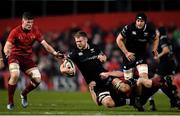 2 December 2017; Olly Cracknell of Ospreys is tackled by John Ryan of Munster during the Guinness PRO14 Round 10 match between Munster and Ospreys at Irish Independent Park in Cork. Photo by Stephen McCarthy/Sportsfile