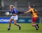 3 December 2017; Sadhbh O’Leary of Kinsale in action against Beibhinn Hickey of Dunboyne during the All-Ireland Ladies Football Intermediate Club Championship Final match between Dunboyne and Kinsale at Parnell Park in Dublin. Photo by Seb Daly/Sportsfile