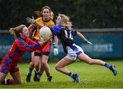 3 December 2017; Alison O’Sullivan of Dunboyne in action against Orla Finn of Kinsale during the All-Ireland Ladies Football Intermediate Club Championship Final match between Dunboyne and Kinsale at Parnell Park in Dublin. Photo by Seb Daly/Sportsfile