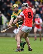 3 December 2017; Damien Kilmartin of Kilcormac Killoughey in action against Jake Malone of Cuala during the AIB Leinster GAA Hurling Senior Club Championship Final match between Cuala and Kilcormac Killoughey at O’Moore Park in Portlaoise, Co Laois. Photo by Matt Browne/Sportsfile