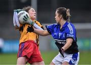 3 December 2017; Fiona O’Neill of Dunboyne in action against Christine Keohane of Kinsale during the All-Ireland Ladies Football Intermediate Club Championship Final match between Dunboyne and Kinsale at Parnell Park in Dublin. Photo by Seb Daly/Sportsfile