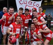 3 December 2017; Cuala players celebrate after the AIB Leinster GAA Hurling Senior Club Championship Final match between Cuala and Kilcormac Killoughey at O’Moore Park in Portlaoise, Co Laois. Photo by Matt Browne/Sportsfile