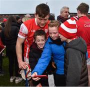 3 December 2017; Con O'Callaghan of Cuala has his picture taken with supporters after the AIB Leinster GAA Hurling Senior Club Championship Final match between Cuala and Kilcormac Killoughey at O’Moore Park in Portlaoise, Co Laois. Photo by Matt Browne/Sportsfile