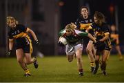 3 December 2017; Cora Staunton of Carnacon in action against Ellie Jack of Mourneabbey during the All-Ireland Ladies Football Senior Club Senior Championship Final match between Carnacon and Mourneabbey at Parnell Park in Dublin. Photo by Seb Daly/Sportsfile