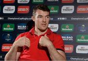 4 December 2017; Peter O'Mahony during a Munster Rugby press conference at the University of Limerick in Limerick. Photo by Diarmuid Greene/Sportsfile