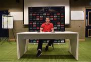 4 December 2017; Peter O'Mahony during a Munster Rugby press conference at the University of Limerick in Limerick. Photo by Diarmuid Greene/Sportsfile