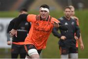 4 December 2017; Peter O'Mahony during Munster Rugby squad training at the University of Limerick in Limerick. Photo by Diarmuid Greene/Sportsfile