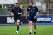4 December 2017; Jack McGrath, right, and Cian Healy during Leinster rugby squad training at Donnybrook Stadium in Dublin. Photo by Ramsey Cardy/Sportsfile