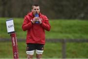 4 December 2017; CJ Stander during Munster Rugby squad training at the University of Limerick in Limerick. Photo by Diarmuid Greene/Sportsfile