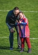 26 March 2017; Kildare manager Cian O'Neill poses for a selfie with Kildare supporter Jennifer Malone, from Clane, Co Kildare, after the Allianz Football League Division 2 Round 6 match between Kildare and Clare at St Conleth's Park in Newbridge. Photo by Daire Brennan/Sportsfile This image may be reproduced free of charge when used in conjunction with a review of the book &quot;A Season of Sundays 2017&quot;. All other usage © SPORTSFILE