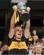 17 March 2017; Dr. Crokes captain Johnny Buckley lifts the Andy Merrigan Cup after the AIB GAA Football All-Ireland Senior Club Championship Final match between Dr. Crokes and Slaughtneil at Croke Park in Dublin. Photo by Brendan Moran/Sportsfile