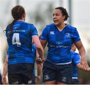 3 December 2017; Sophie Spence, right, and Aoife McDermott of Leinster during the Women's Interprovincial Rugby match between Ulster and Leinster at Dromore RFC in Dromore, Co Antrim. Photo by David Fitzgerald/Sportsfile