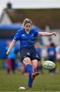 3 December 2017; Aine Donnelly of Leinster during the Women's Interprovincial Rugby match between Ulster and Leinster at Dromore RFC in Dromore, Co Antrim. Photo by David Fitzgerald/Sportsfile