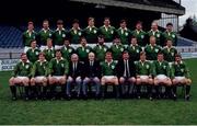 1985; Ireland Rugby Team before their tour of Japan. Photo by SPORTSFILE