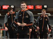 6 December 2017; Ronan Maher of Tipperary at Dublin Airport prior to departure for the PwC All Star Tour 2017 in Singapore. Photo by Seb Daly/Sportsfile