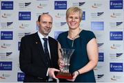 6 December 2017; Outstanding Coach Award winners Hayley & Drew Harrison during the Irish Life Health National Athletics Awards 2017 at Crowne Plaza in Santry, Dublin. Photo by Sam Barnes/Sportsfile