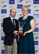 6 December 2017; Outstanding Coach Award winners Hayley & Drew Harrison during the Irish Life Health National Athletics Awards 2017 at Crowne Plaza in Santry, Dublin. Photo by Sam Barnes/Sportsfile