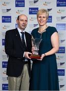 6 December 2017; Outstanding Coach Award winners Hayley & Drew Harrison during the Irish Life Health National Athletics Awards 2017 at Crowne Plaza in Santry, Dublin. Photo by Sam Barnes/Sportsfile