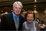 6 December 2017; Hall of Fame award winner Ray Flynn with his mother Amelia in attendance during the Irish Life Health National Athletics Awards 2017 at Crowne Plaza in Santry, Dublin. Photo by Piaras Ó Mídheach/Sportsfile
