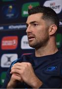 8 December 2017; Rob Kearney during a Leinster rugby press conference at Leinster Rugby Headquarters in Dublin. Photo by Seb Daly/Sportsfile