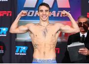 8 December 2017; Michael Conlan ahead of his featherweight bout against Luis Fernando Molina at The Theater in Madison Square Garden, New York, USA. Photo by Mikey Williams/TopRank/Sportsfile