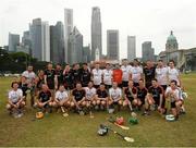 9 December 2017; A few supporters and members of the combined 2016 PwC All Star Team and the 2017 PwC All Star Team after the PwC All Star Tour 2017 - All Star Hurling game at the Singapore Recreation Club, The Pandang, in Singapore. Photo by Ray McManus/Sportsfile