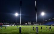 9 December 2017; A general view of the Leinster team warming up ahead of the Women's Interprovincial Series match between Leinster and Connacht at Donnybrook Stadium in Dublin. Photo by David Fitzgerald/Sportsfile