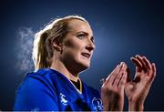 9 December 2017; Ciara Cooney of Leinster applauds the support following her side's victory following the Women's Interprovincial Series match between Leinster and Connacht at Donnybrook Stadium in Dublin. Photo by David Fitzgerald/Sportsfile