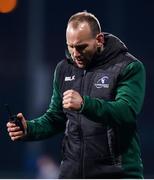 9 December 2017; Connacht assistant coach Brian Murphy celebrates his side's first try during the Women's Interprovincial Series match between Leinster and Connacht at Donnybrook Stadium in Dublin. Photo by David Fitzgerald/Sportsfile