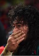 9 December 2017; Logovi'i Mulipola of Leicester Tigers following the European Rugby Champions Cup Pool 4 Round 3 match between Munster and Leicester Tigers at Thomond Park in Limerick. Photo by Stephen McCarthy/Sportsfile