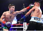 9 December 2017; Michael Conlan, left, in action against Luis Fernando Molina during their featherweight bout at The Theater at Madison Square Garden in New York, USA. Photo by Mikey Williams/Top Rank/Sportsfile