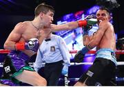 9 December 2017; Michael Conlan, left, in action against Luis Fernando Molina during their featherweight bout at The Theater at Madison Square Garden in New York, USA. Photo by Mikey Williams/Top Rank/Sportsfile