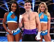 9 December 2017; Michael Conlan celebrates defeating Luis Fernando Molina in their featherweight bout at The Theater at Madison Square Garden in New York, USA. Photo by Mikey Williams/Top Rank/Sportsfile