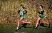 10 December 2017; Lizzie Lee and Kerry O'Flaherty of Ireland competing in the Senior Women's event during the European Cross Country Championships 2017 at Samorin in Slovakia. Photo by Sam Barnes/Sportsfile