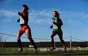 10 December 2017; Fionnuala Ross of Ireland, right, competing in the Senior Women's event during the European Cross Country Championships 2017 at Samorin in Slovakia. Photo by Sam Barnes/Sportsfile
