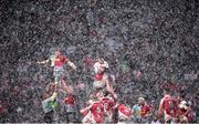 10 December 2017; Sean Reidy of Ulster competes in a lineout against Renaldo Bothma of Harlequins during the European Rugby Champions Cup Pool 1 Round 3 match between Harlequins and Ulster at The Stoop in Twickenham, England. Photo by Stephen McCarthy/Sportsfile
