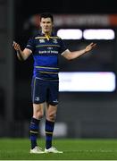 10 December 2017; Jonathan Sexton of Leinster reacts to a second chance of a try being disallowed by the TMO during the European Rugby Champions Cup Pool 3 Round 3 match between Exeter Chiefs and Leinster at Sandy Park in Exeter, England. Photo by Brendan Moran/Sportsfile