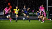 10 December 2017; Luke McGrath of Leinster kicks through against Exeter Chiefs during the European Rugby Champions Cup Pool 3 Round 3 match between Exeter Chiefs and Leinster at Sandy Park in Exeter, England. Photo by Brendan Moran/Sportsfile