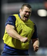 10 December 2017; Leinster substitute Jack McGrath reacts to a turnover of possession during the European Rugby Champions Cup Pool 3 Round 3 match between Exeter Chiefs and Leinster at Sandy Park in Exeter, England. Photo by Brendan Moran/Sportsfile